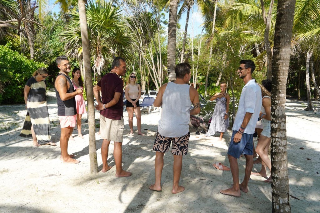 Grupo en la playa